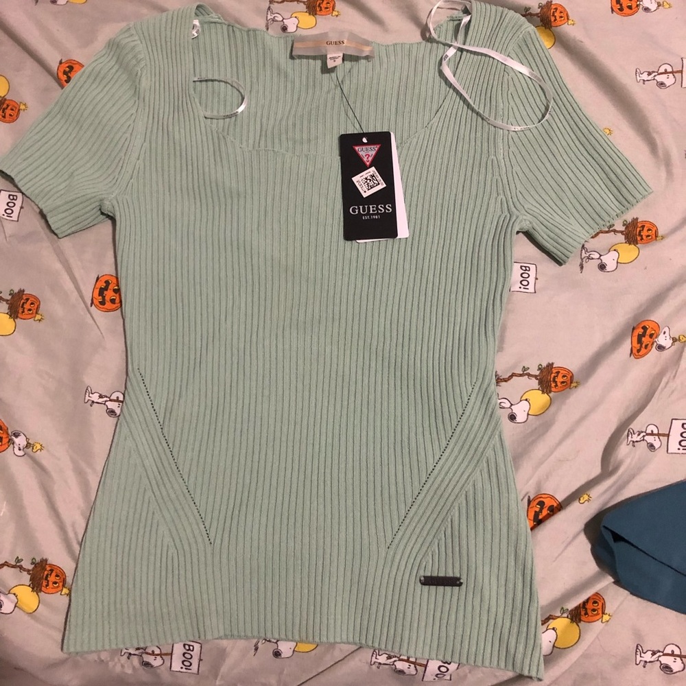Guess body con shirt NWT